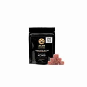 3Chi Comfortably Numb Gummies 100 CBN:100mg Delta 8