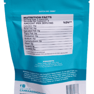 Canna Aid Delta 8 THC / THCV Gummies 80mg / 8ct (10mg ea)