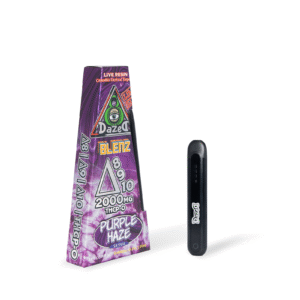 DazeD8 Purple Haze D8 + D9 + D10 + THCP-O Live Resin Disposable UK (2g)
