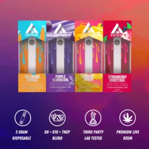 Delta Extrax Live Resin D8 + D10 + THC-P Disposable UK